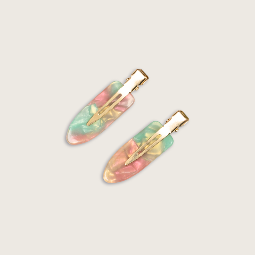 Surf Hair Clips in Holo (2 pack)