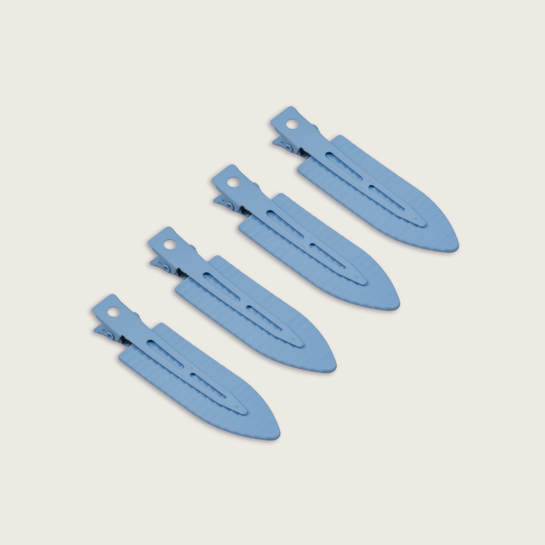 Surf Hair Clips in Rainbow (4 pack)