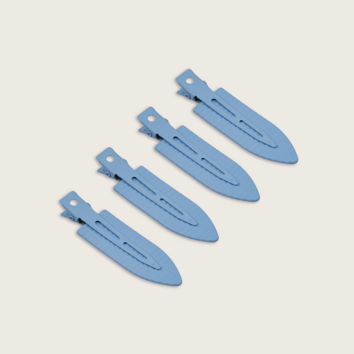 Surf Hair Clips in Rainbow (4 pack)