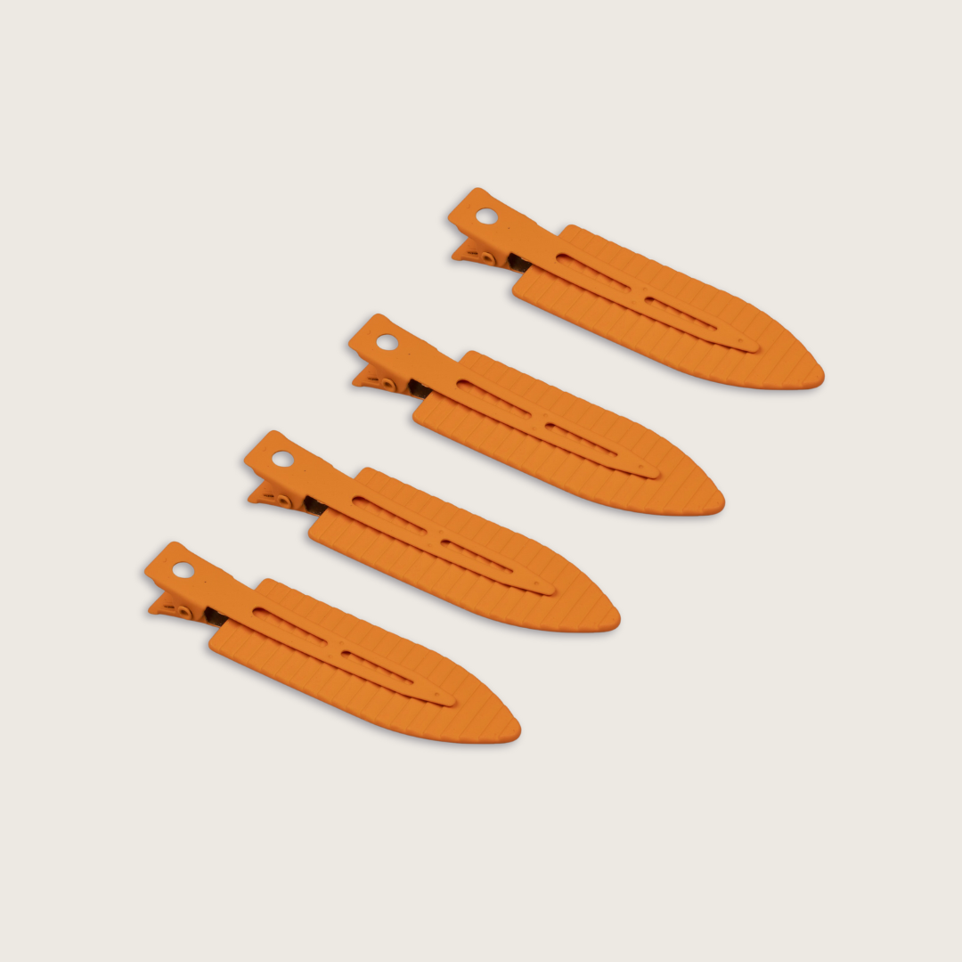 Surf Hair Clips in Rainbow (4 pack)
