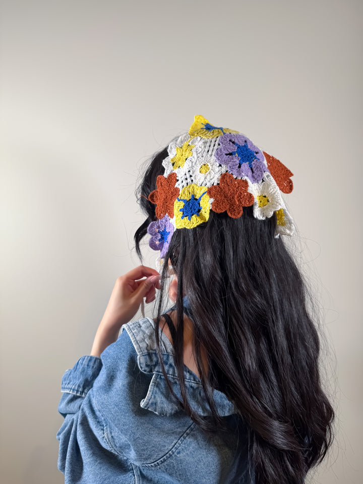 Flora Medley crochet bandana