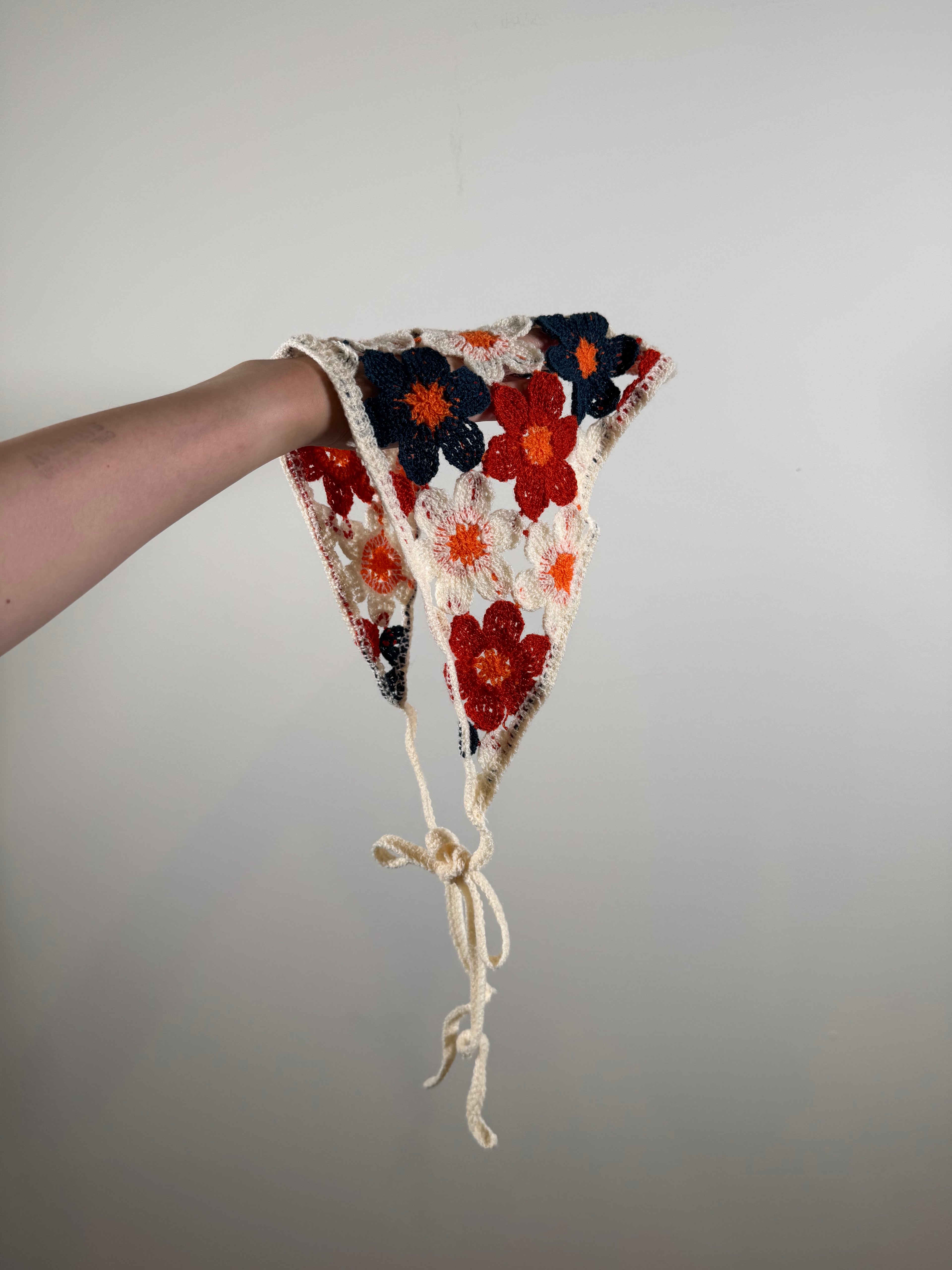 Meadowknit crochet bandana