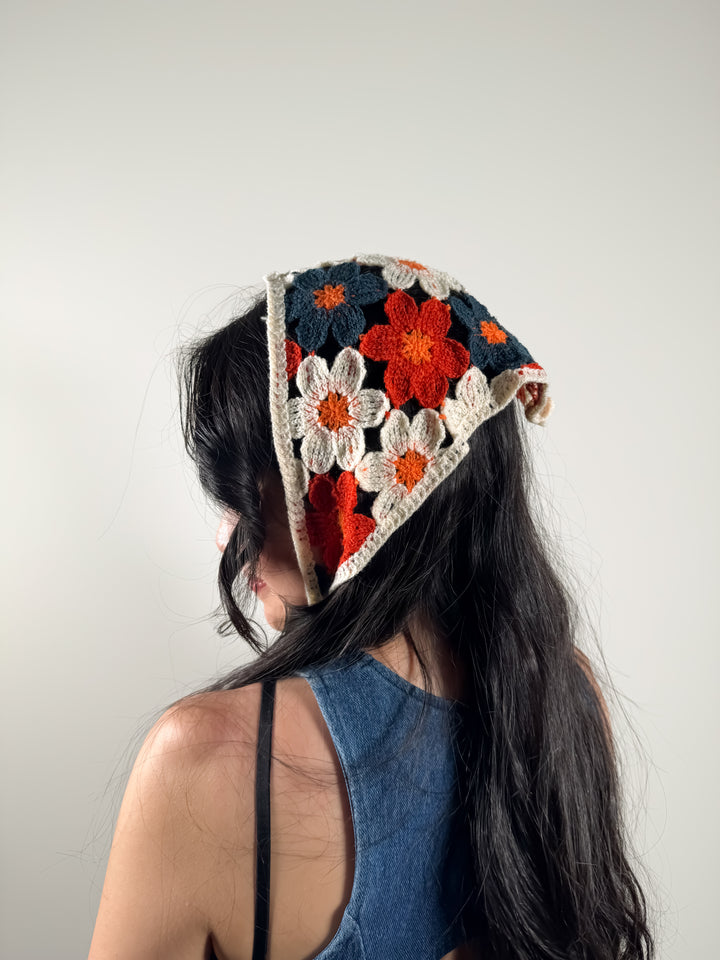 Meadowknit crochet bandana