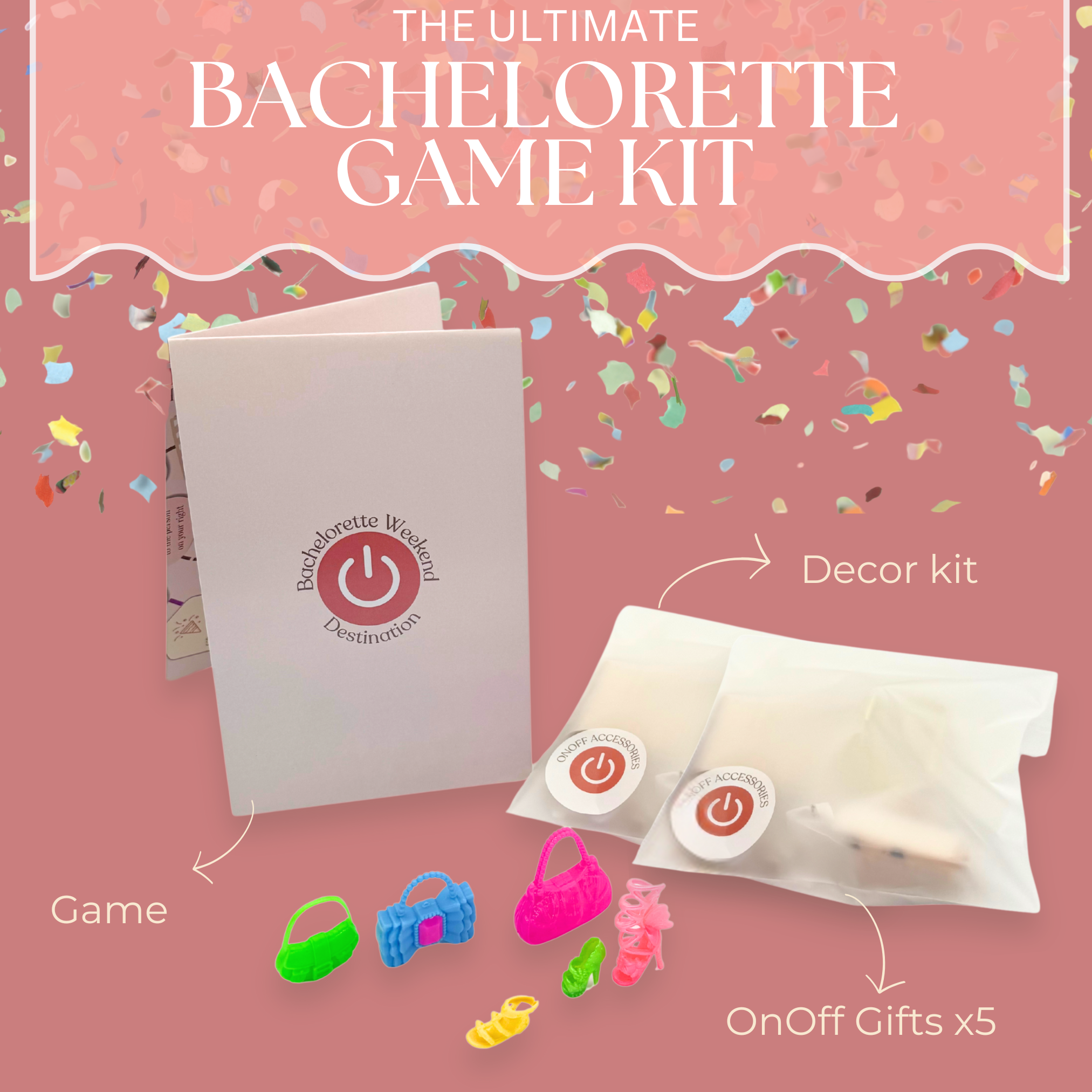 Bachelorette Weekend Destination Board Game kit