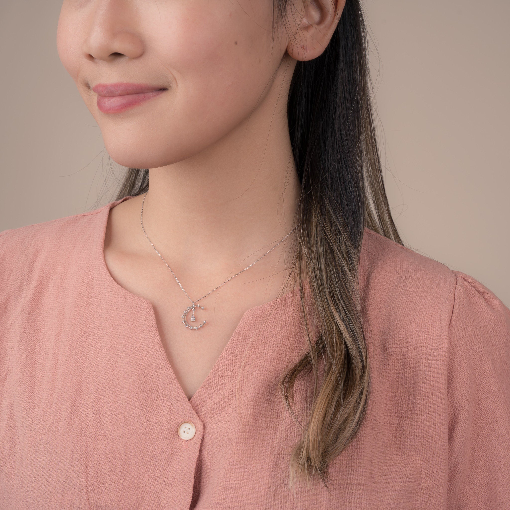 Moon Charm Necklace