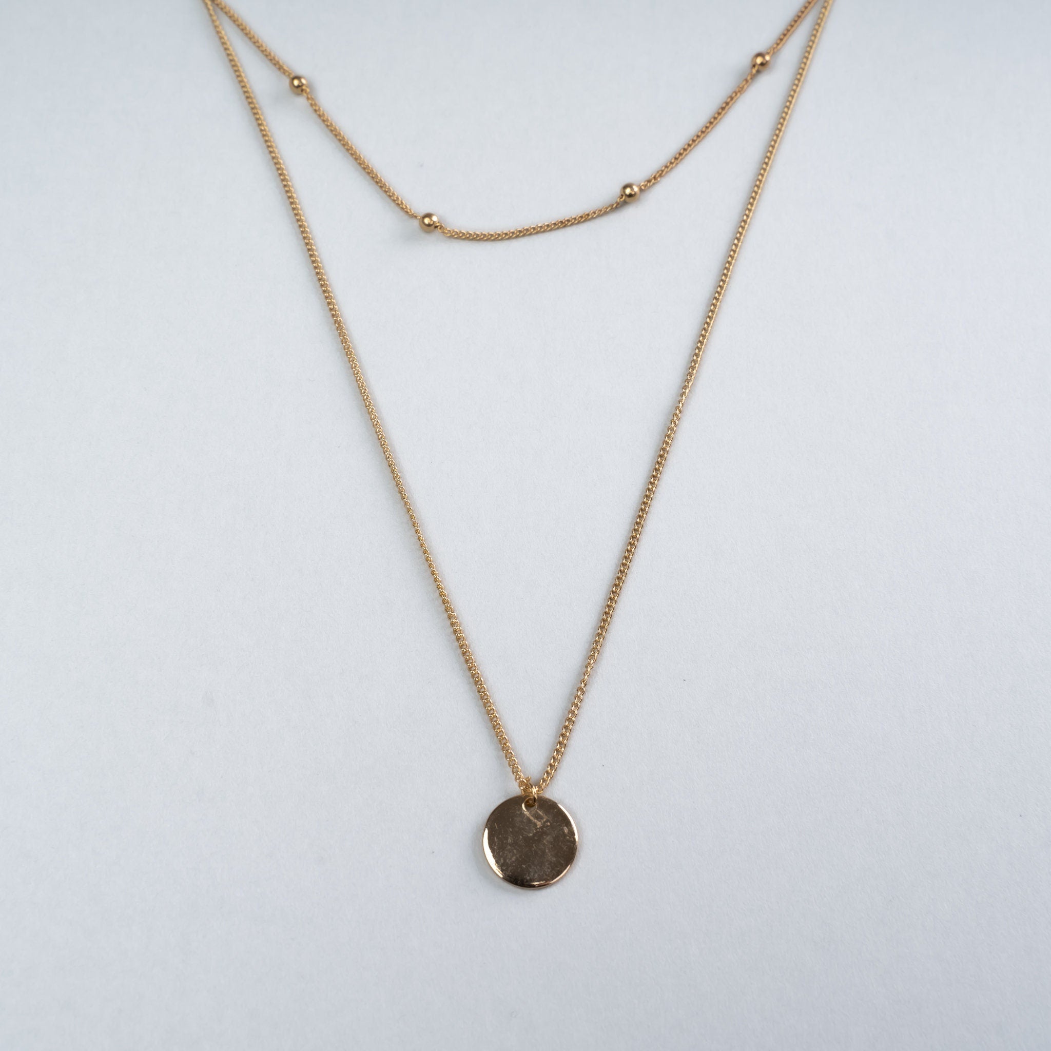 Plain Coin necklace