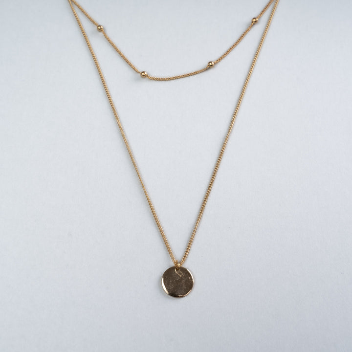 Plain Coin necklace