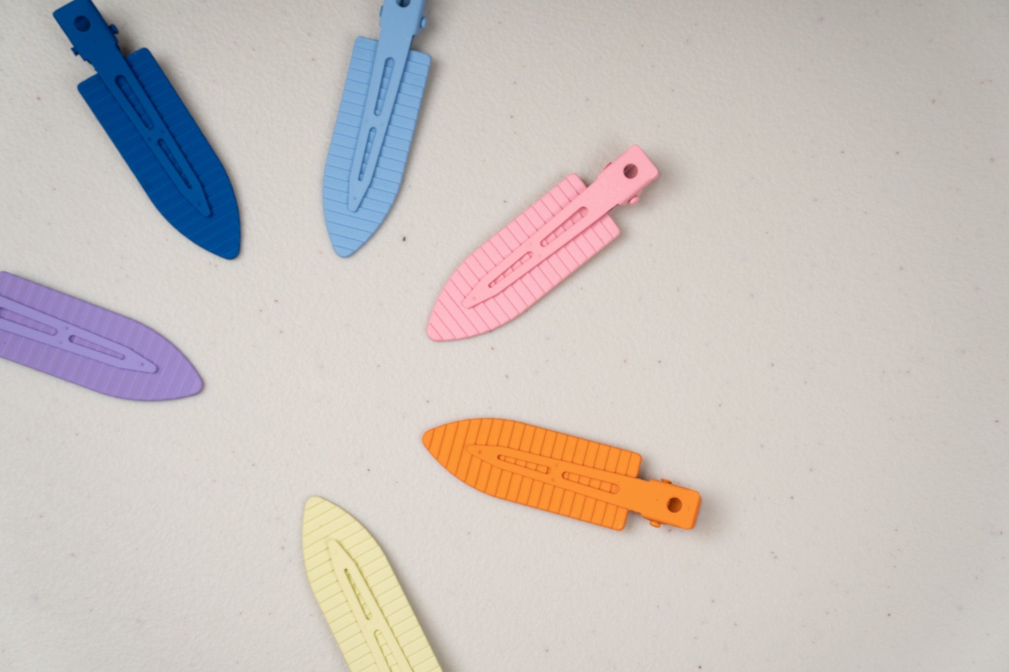 Surf Hair Clips in Rainbow (4 pack)