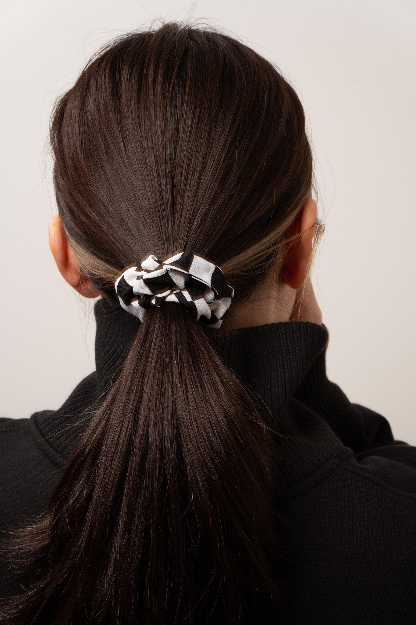 B&W Scrunchie