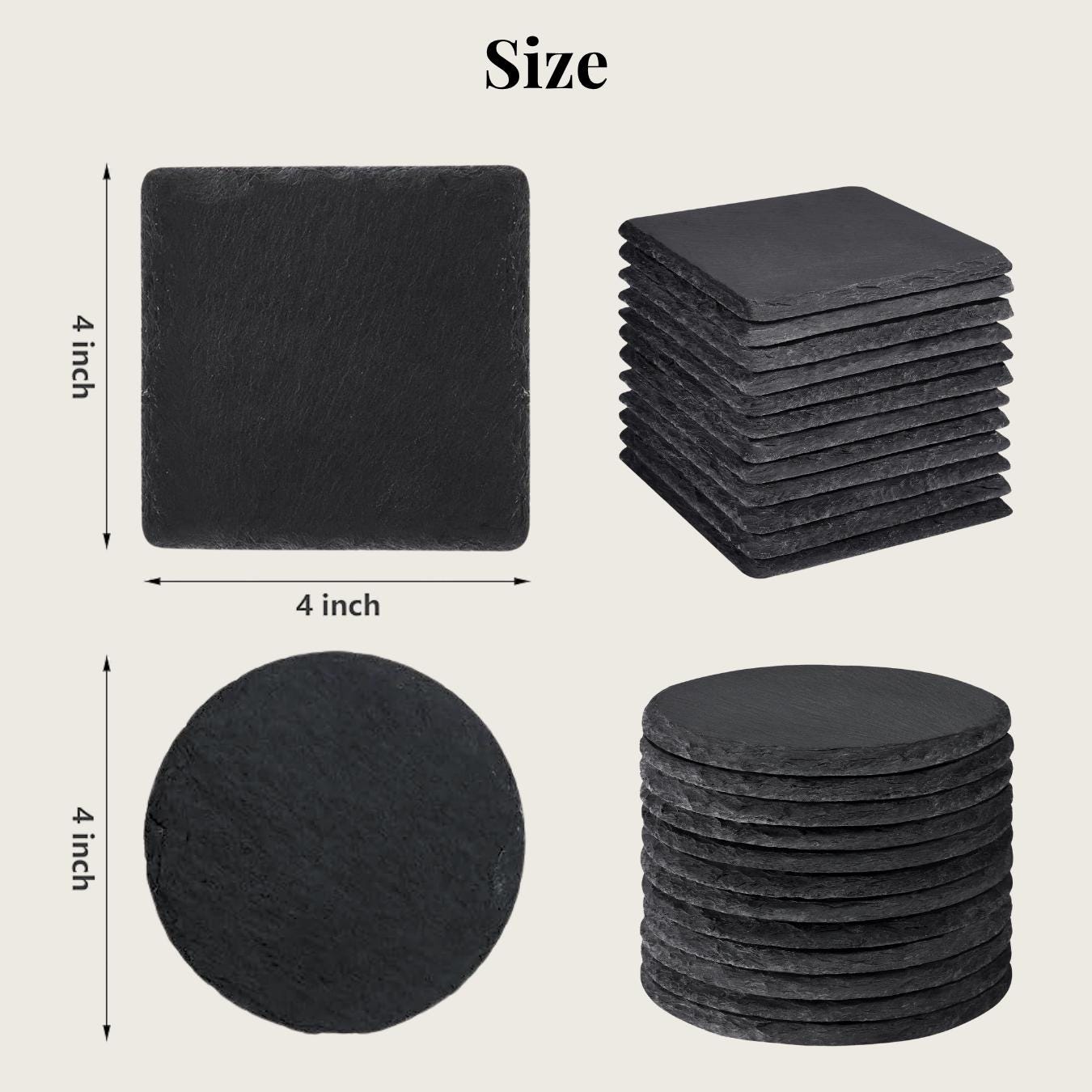 Custom Slate Coasters